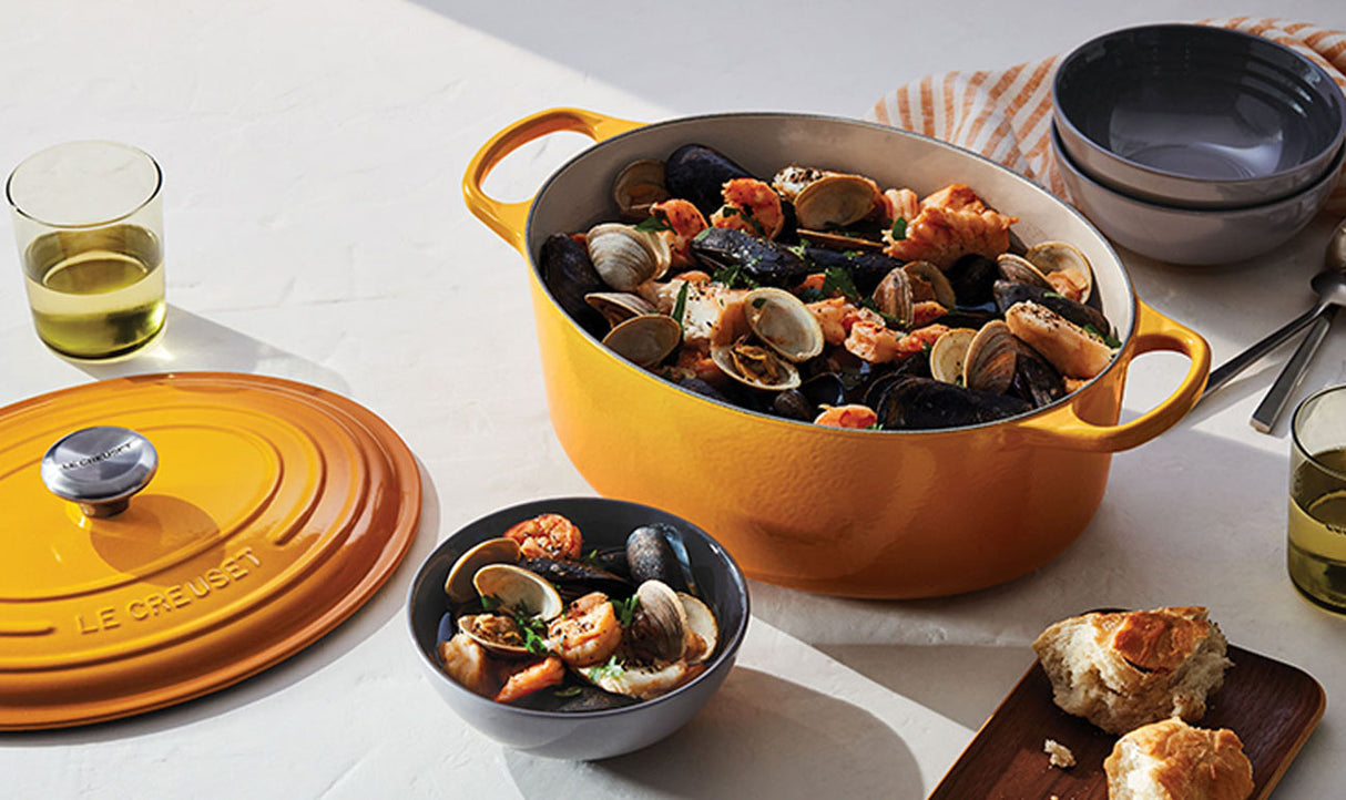 Le Creuset Signature 27cm Cast Iron Oval Casserole - Nectar | 21178276727430