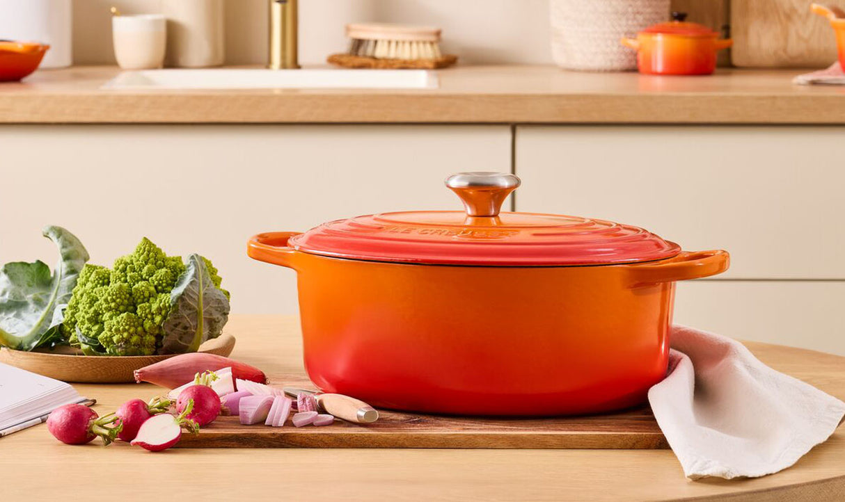 Le Creuset Signature 27cm Cast Iron Oval Casserole - Volcanic | 21178270902430