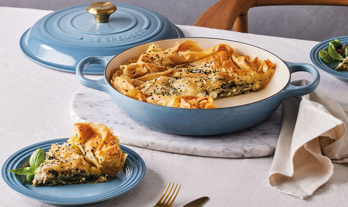 Le Creuset Signature 26cm Cast Iron Shallow Casserole - Chambray | 21180264344441