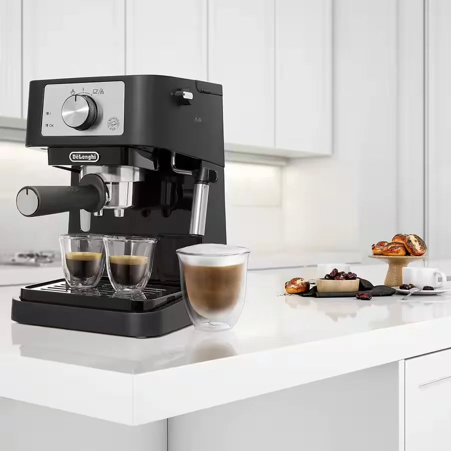 De'Longhi Stilosa Espresso Maker - Black | EC260.BK