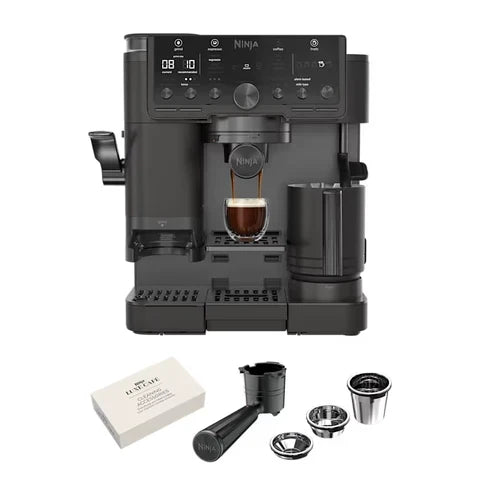 Ninja Luxe Café Pro Espresso Machine - Black on Black | ES701UKBK2