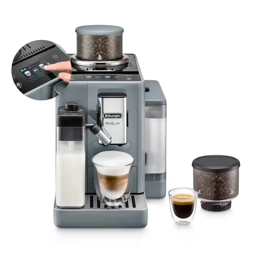 DeLonghi Rivelia LatteCrema 1.4L Automatic Coffee Machine - Grey | EXAM440.55G