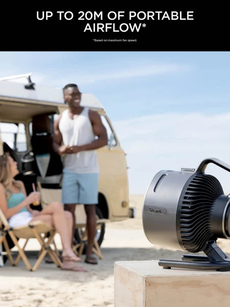 Shark FlexBreeze HydroGo Misting Fan - Black | FA050UK