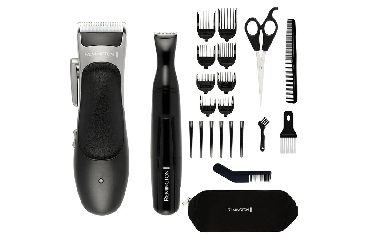 Remington Stylist Hair Clipper - Black & Silver | HC367