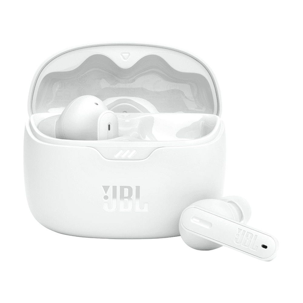 JBL Tune Beam Wireless Earbuds - White | JBLTBEAMWHT