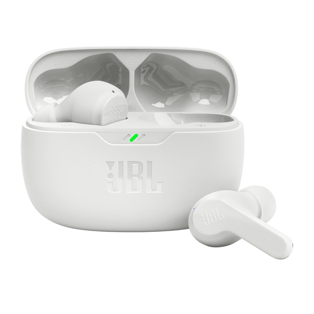 JBL Wave Beam Wireless Earbuds - White | JBLWBEAMWHT