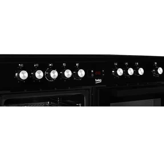 Beko 100cm Range Cooker Ceramic - Black | KDVC100K