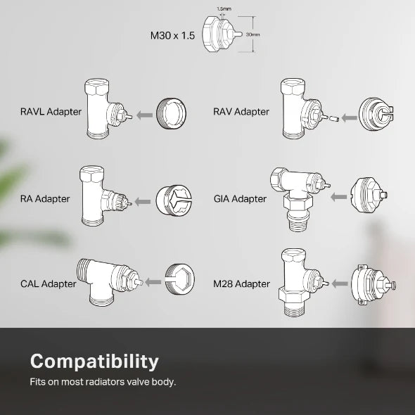 Tapo Kasa Smart Thermostatic Radiator Valve | KE100
