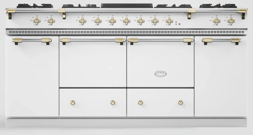 Lacanche Cluny Classic 1800mm - White & Brass | LG1852GCT