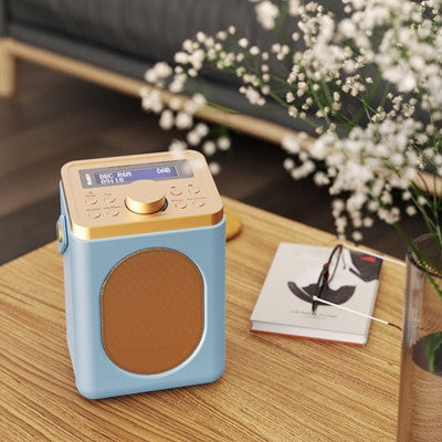 Majority Little Shelford Portable DAB/DAB+ & FM Radio - Duck Egg Blue | LSHDABDUK