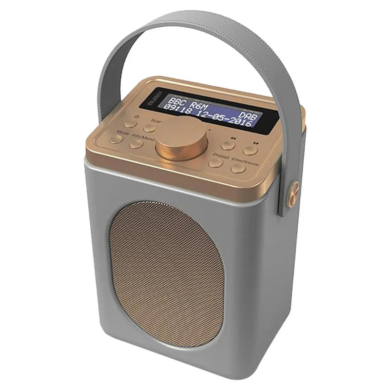 Majority Little Shelford Portable DAB/DAB+ & FM Radio - Grey | LSHDABGRYUK