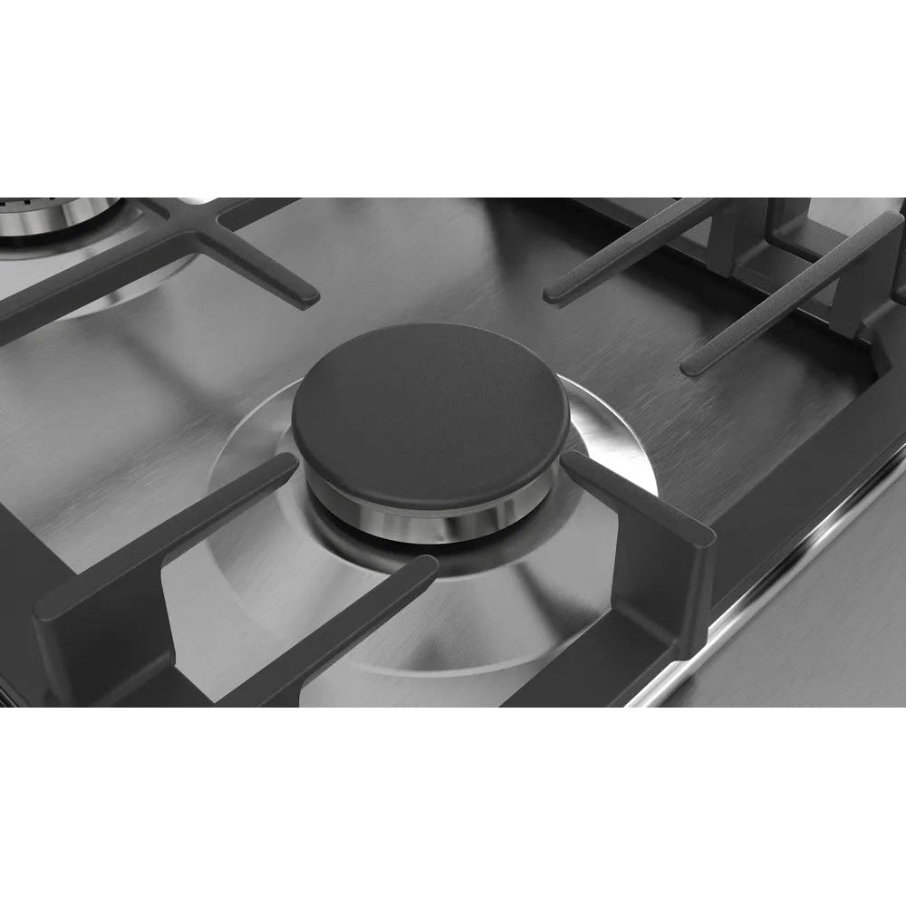 Bosch Series 6 60cm Gas Hob Brushed Steel PCP6A5B90