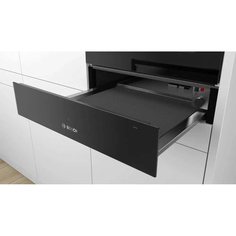 Bosch Series 6 14cm Warming Drawer Black BIC510NB0
