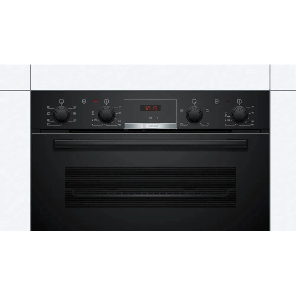 Bosch Series 4 Built Under Double Oven Black NBS533BB0B