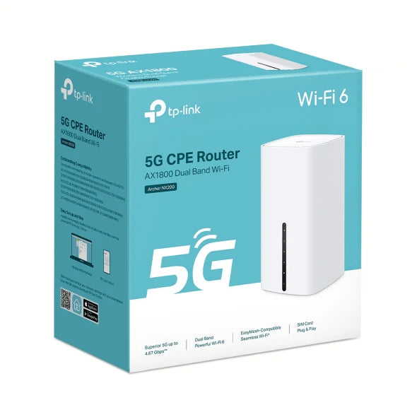 TP Link 5G AX1800 Wireless Dual-Band Gigabit Router | ARCHERNX200