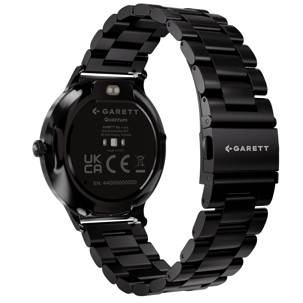 Garett Smartwatch Quantum - Black | QUANTUM BLACK STEEL
