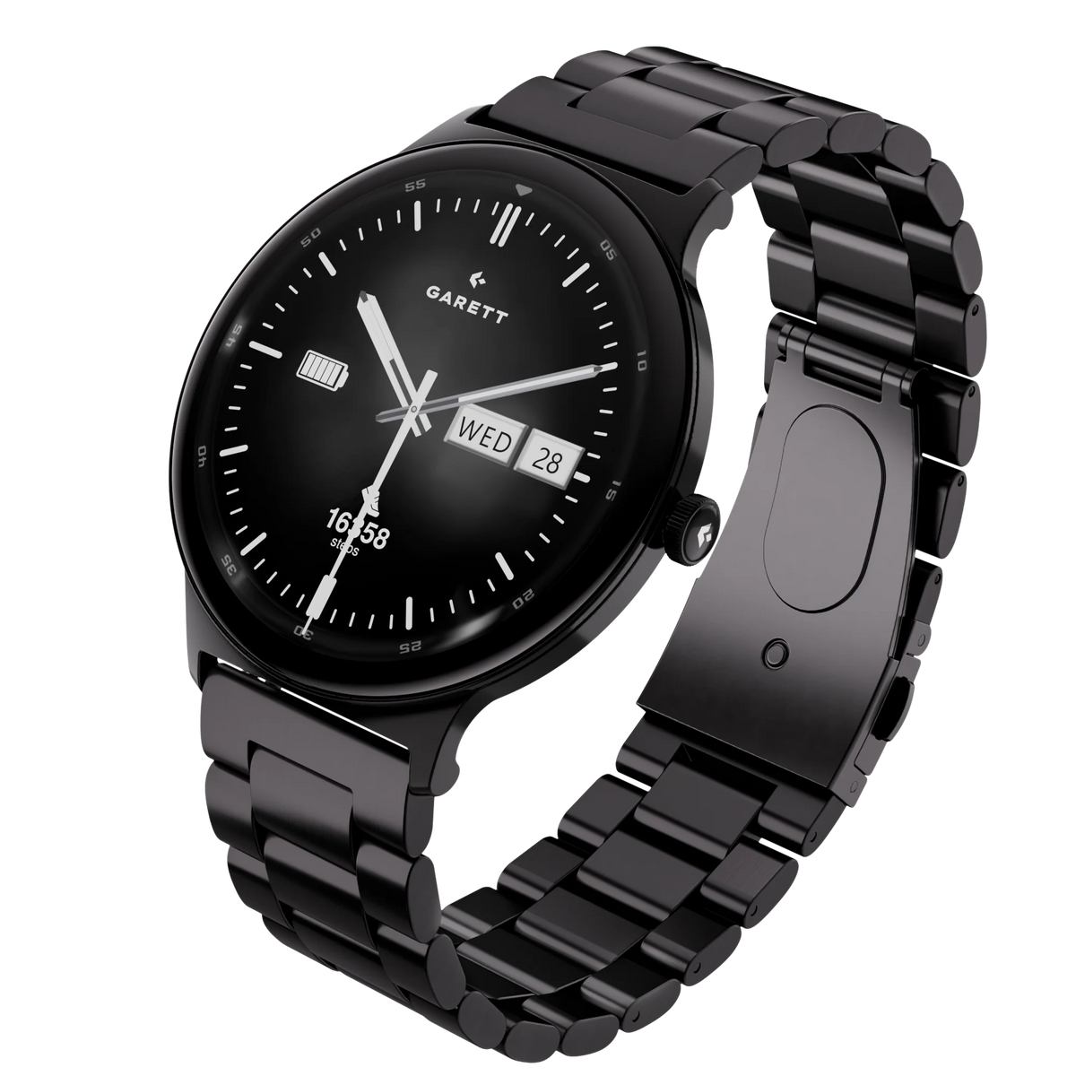 Garett Smartwatch Quantum - Black | QUANTUM BLACK STEEL
