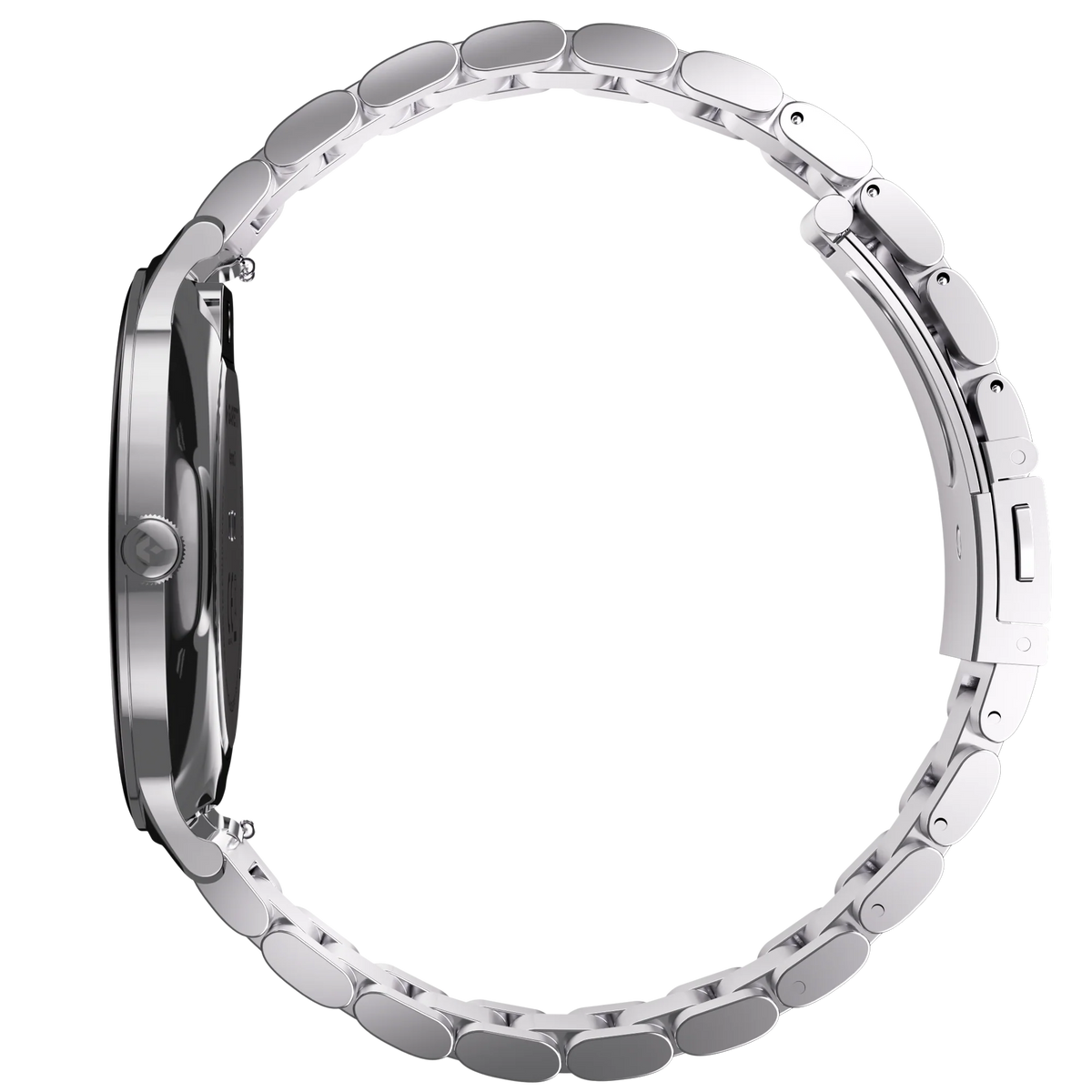 Garett Smartwatch Quantum - Silver & Brown | QUANTUM SILVER STEEL