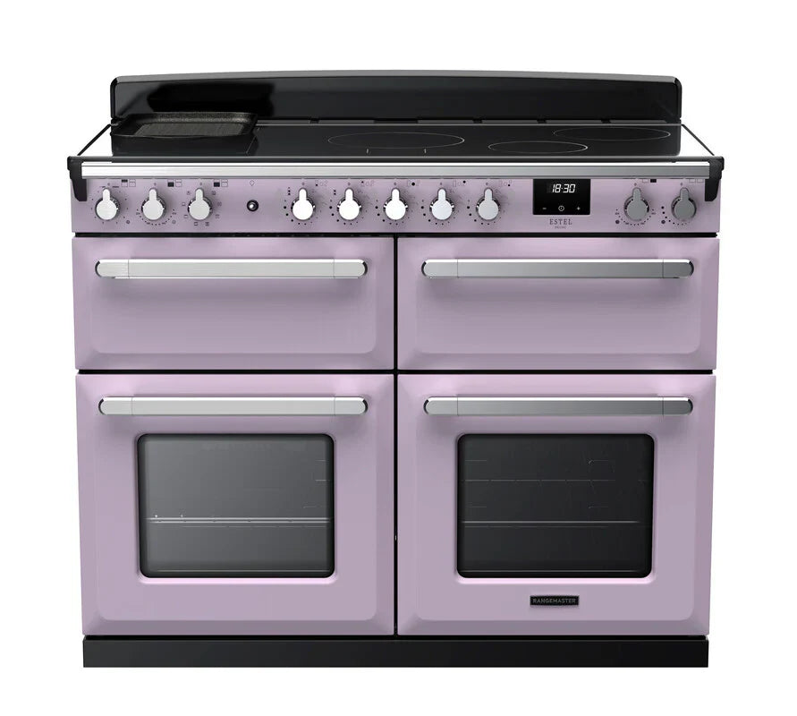 Rangemaster Estel 110cm Induction Range Cooker (Slow Cook) - Heather & Chrome | ESDLB110EIPHTH/CM1