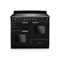 Rangemaster Classic 110cm Induction Range Cooker - Glossy Black & Chrome | CLO110EIPGBL/CM1