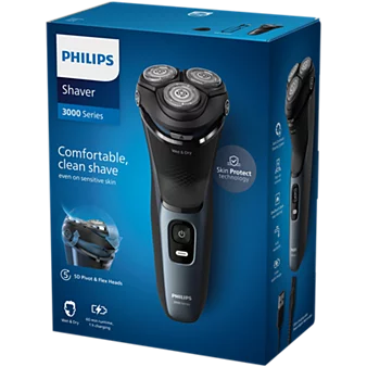 Philips Shaver 3000 Series Wet & Dry Electric Shaver | S3144/00