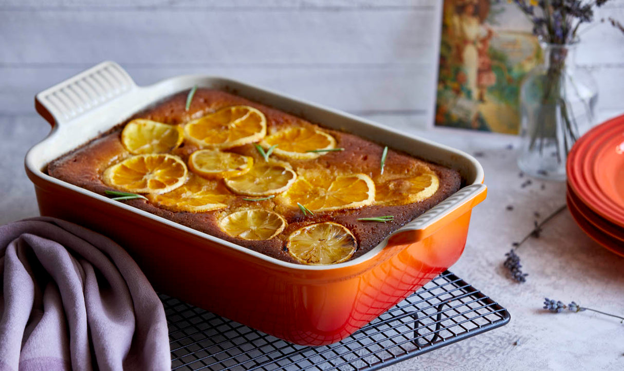 Le Creuset 32cm Stoneware Heritage Rectangular Dish - Volcanic | 71102320900001