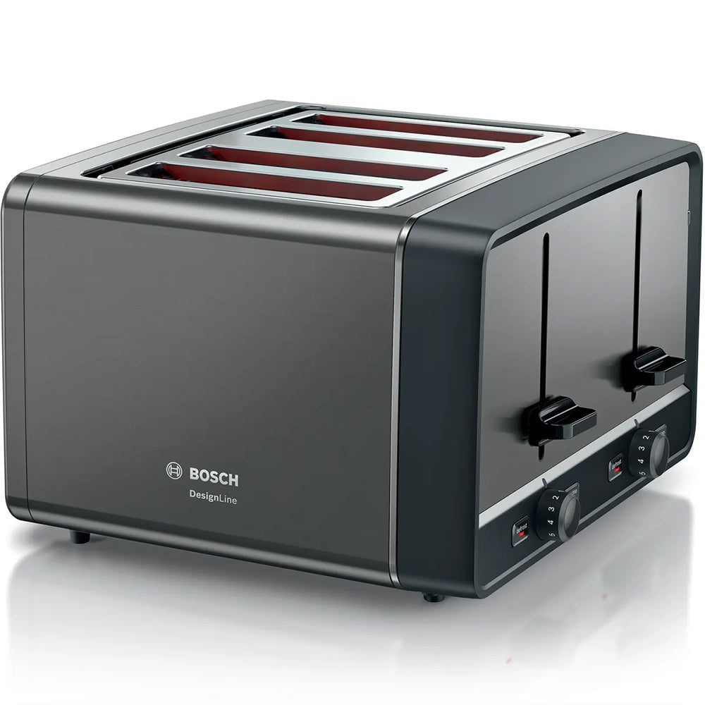 Bosch DesignLine Toaster - Graphite | TAT5P445GB
