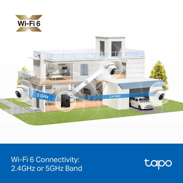 Tapo Outdoor Pan/Tilt Security Wi-Fi Camera | TAPOC560WS