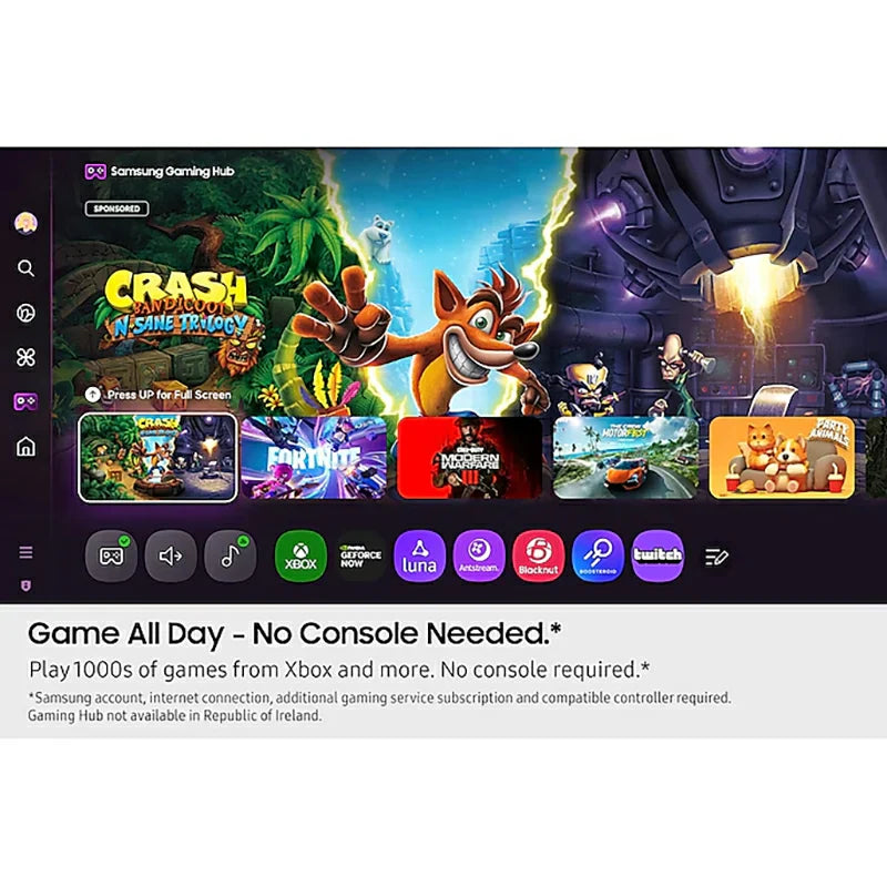 Samsung U7000F 43" 4K Smart TV (2025) - Black | UE43U7000FKXXU