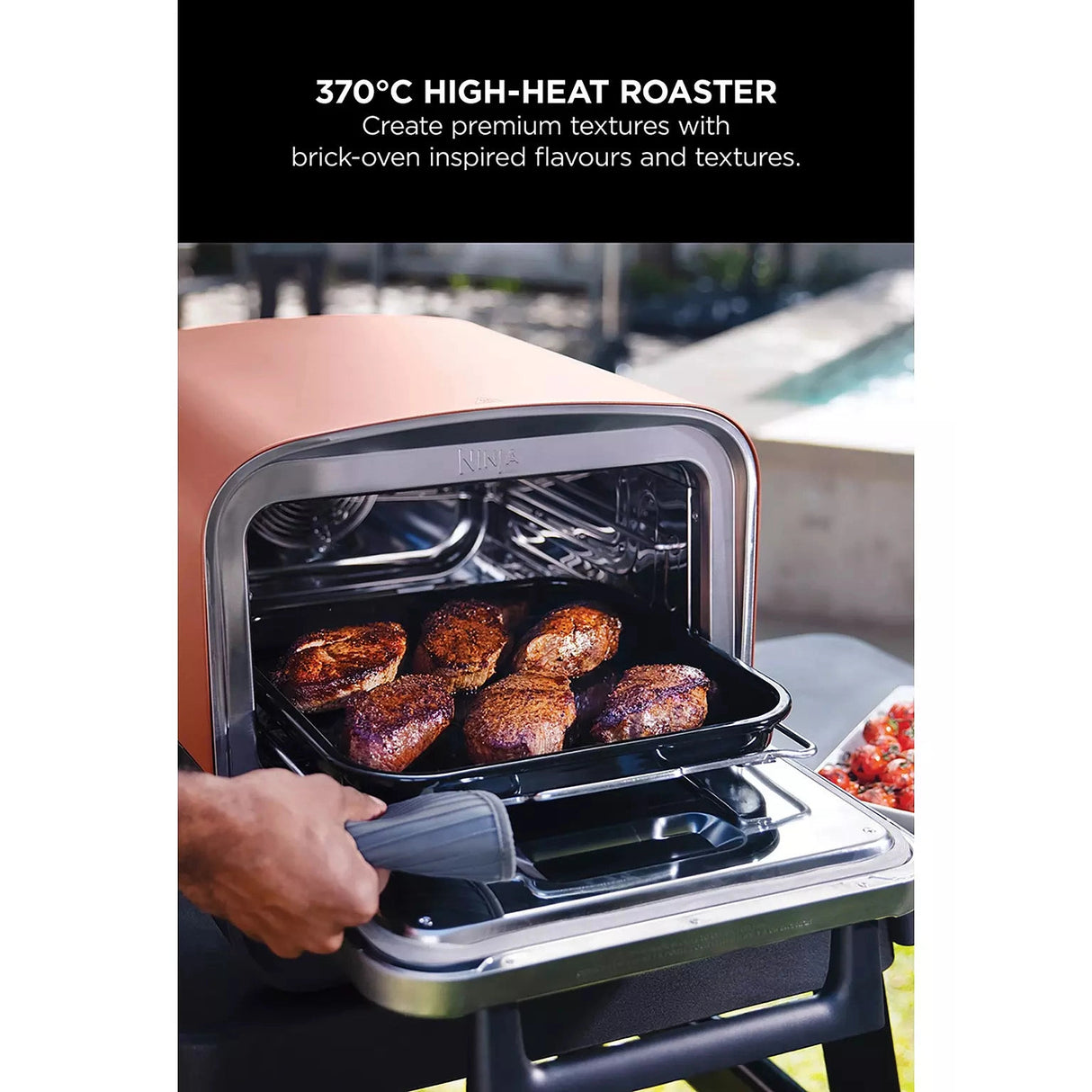 Ninja Woodfire Electric Outdoor Oven, Artisan Pizza Maker and BBQ Smoker OO101UK