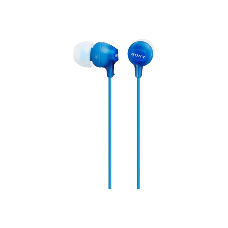 Sony In-Ear Lightweight Headphones - Blue | MDREX15APLI.CE7