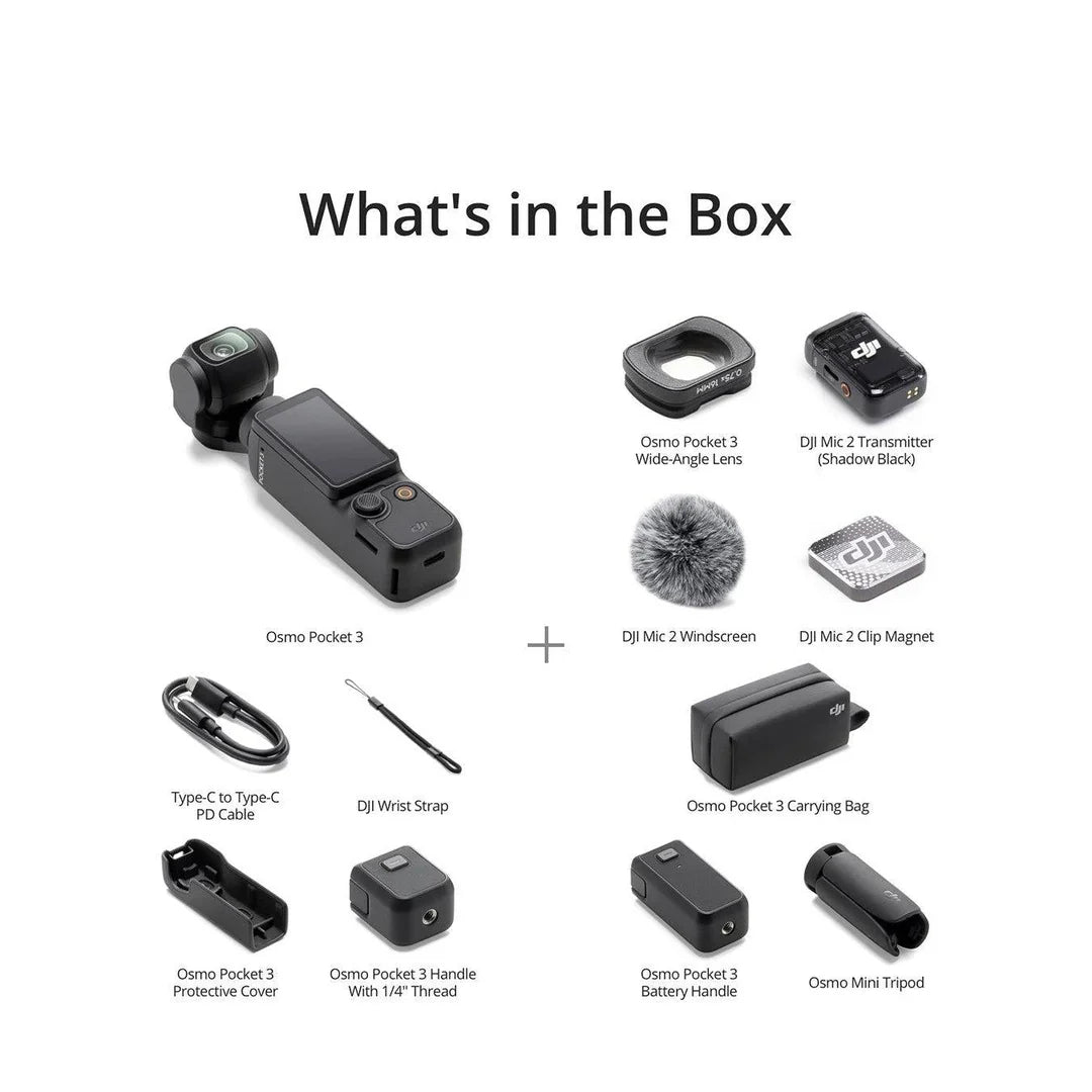 DJI Osmo Pocket 3 4K Camera Creator Combo | CP.OS.00000302.02