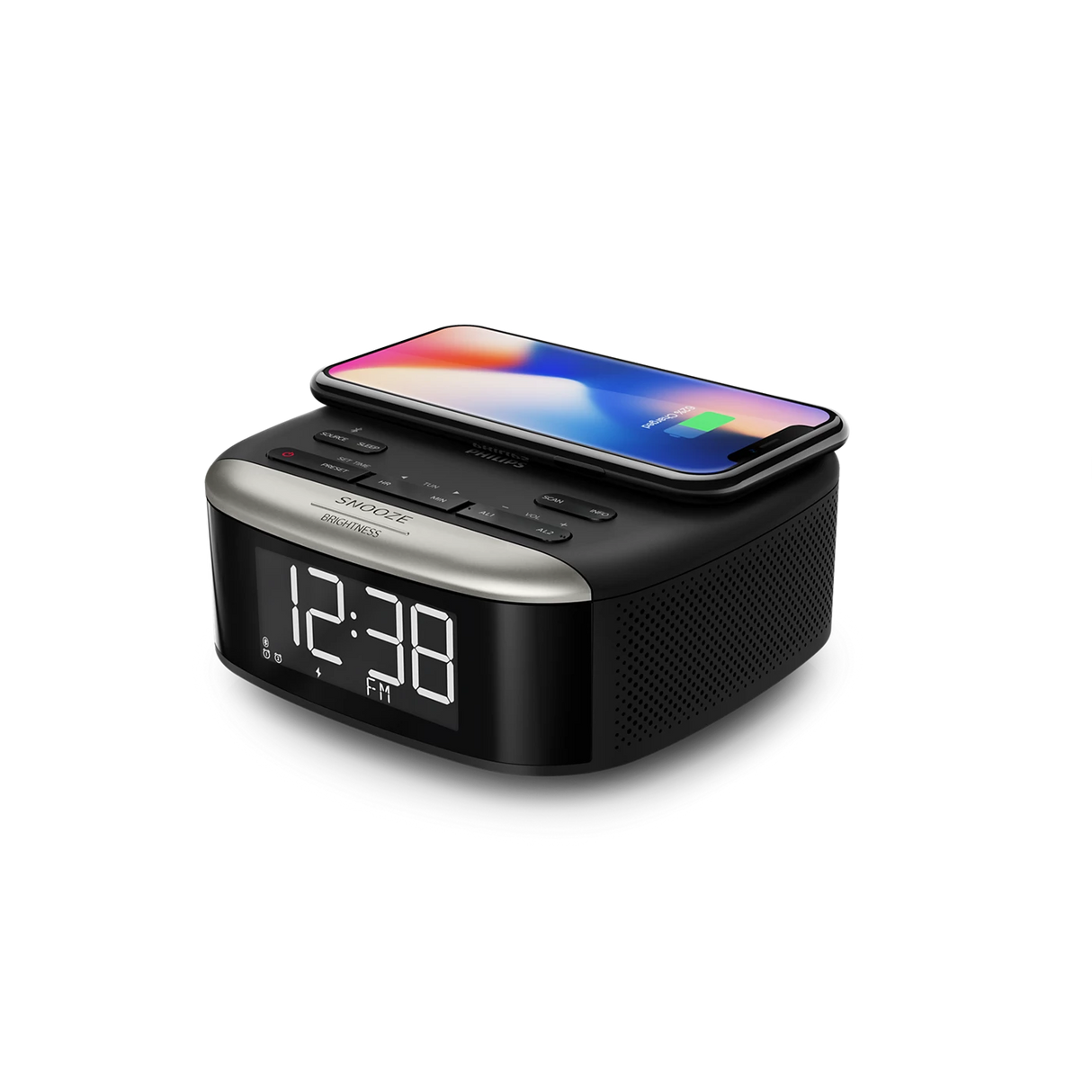 Philips Clock Radio With Wireless Charger | TAR7606/10