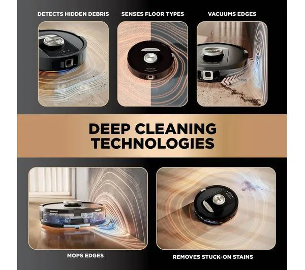 Shark PowerDetect NeverTouch 2-in-1 Self-Empty & Self-Refill Robot Vacuum & Mop | RV2800YEUK