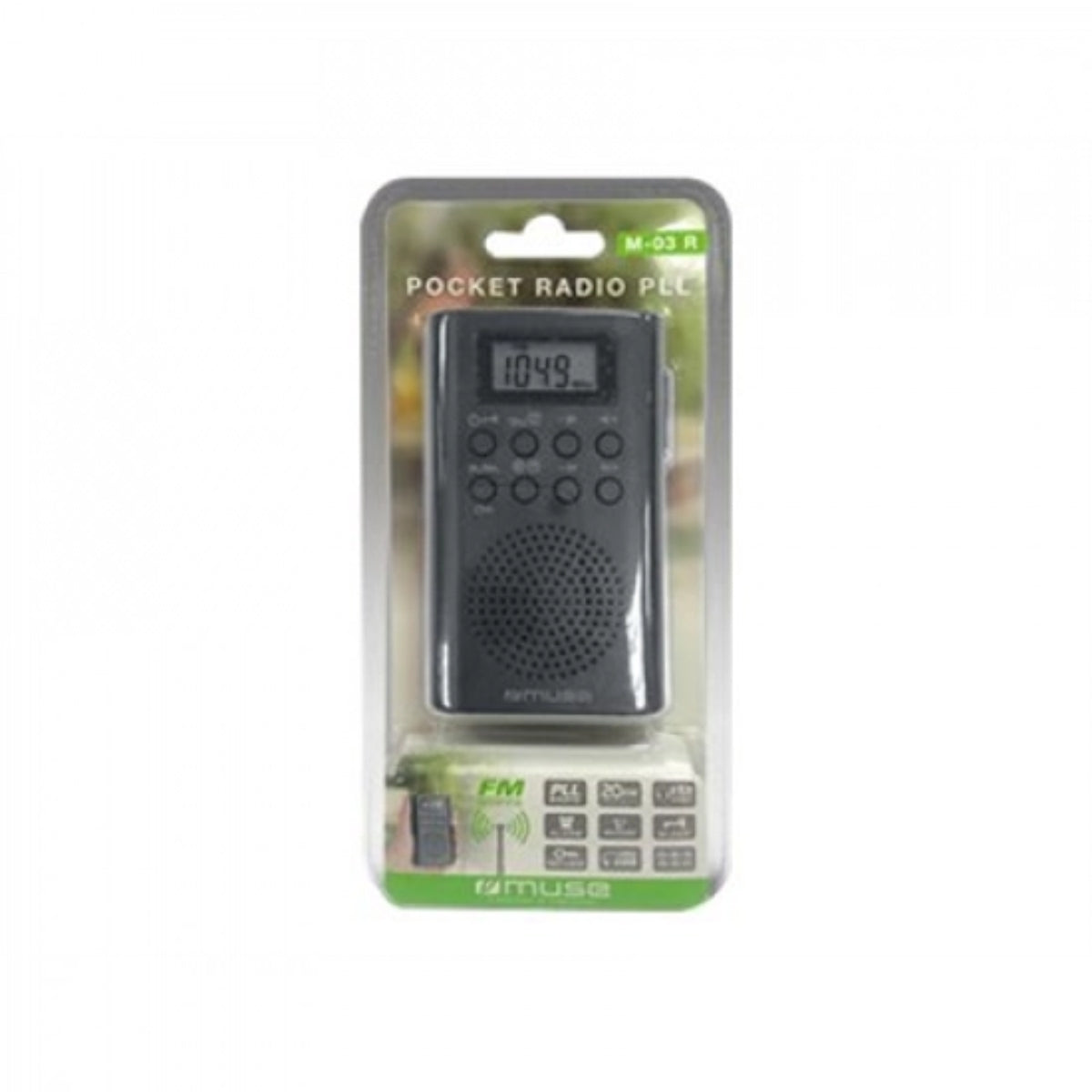 Muse Portable Pocket FM Radio | M-03R