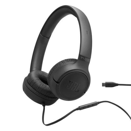 JBL Tune 530C Wired Headphones - Black | JBLT530CBLK