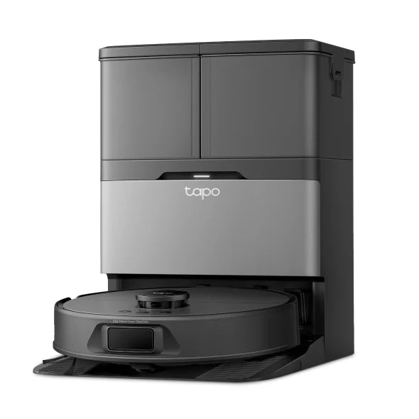 Tapo Robot Vacuum & Mop + Advanced Self-Cleaning Docking Station - Black | TAPORV50PROOMNI