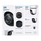 Tapo Outdoor Pan/Tilt Security WiFi Camera | TAPOC510W