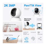 Tapo Pan/Tilt Home Security Wi-Fi Camera | TAPOC210