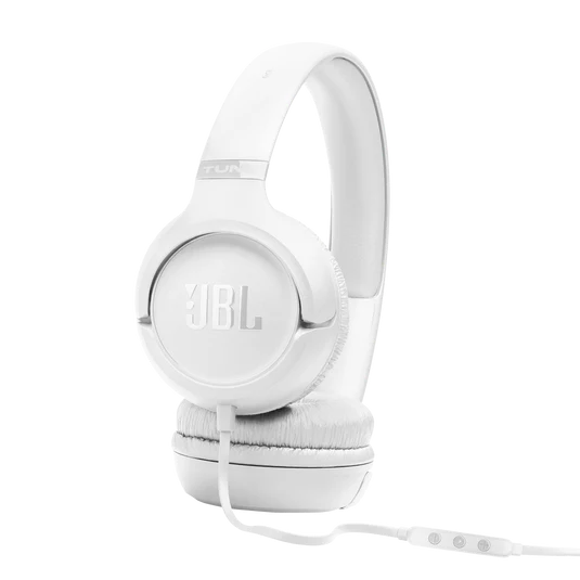 JBL Tune 530C Wired Headphones - White | JBLT530CWHT