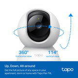Tapo Pan/Tilt Home Security Wi-Fi Camera | TAPOC210P2