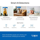 Tapo Pan/Tilt Home Security Wi-Fi Camera | TAPOC220