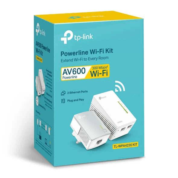 TP Link AV600 Powerline Wi-Fi Kit | TL-WPA4220KIT