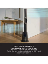 Shark TurboBlade Cool + Heat - Charcoal  | TH200UK