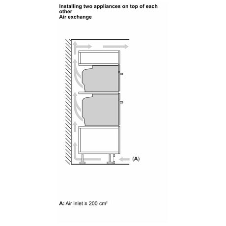Neff N70 compact oven installation diagram