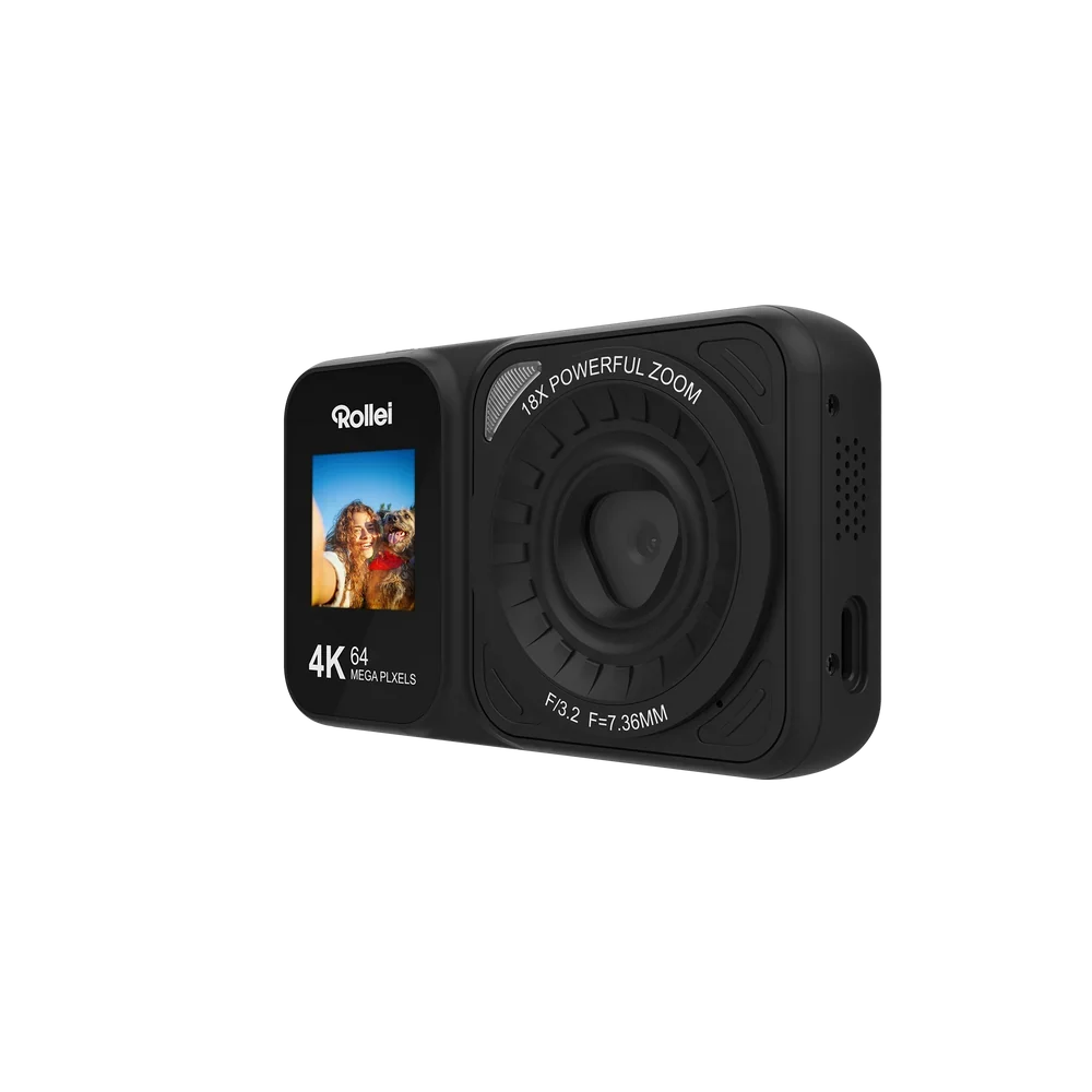 Rollei Compactline Dual Screen 64MP 4K Digital Camera | 12030