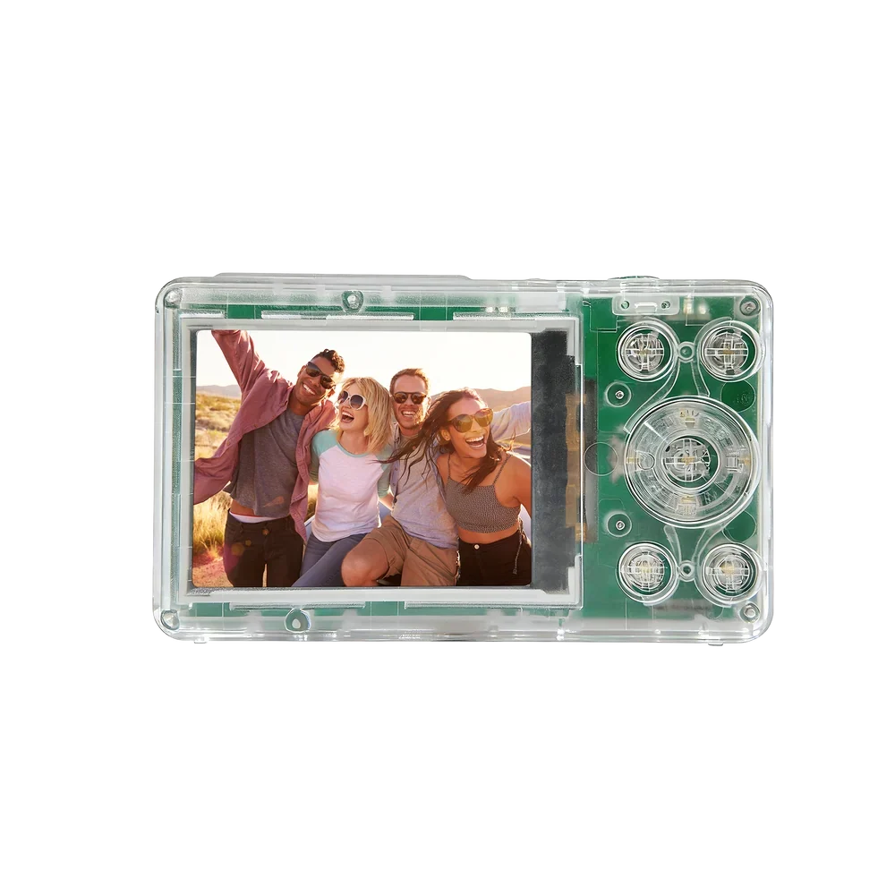 Rollei Compactline Pocket 48MP 4K Digital Camera - Transparent Clear | 12096