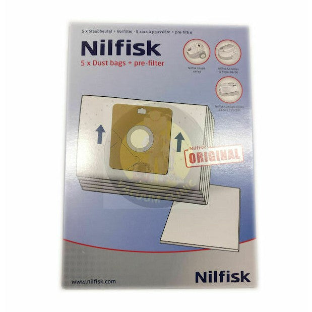 Nilfisk Vacuum Bags 5 Pack EXSSDBGO
