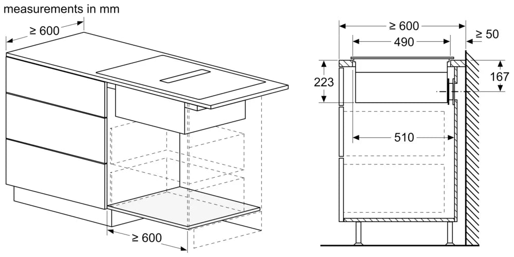 Bosch Series 4 60cm Venting Hob PVS611B16E