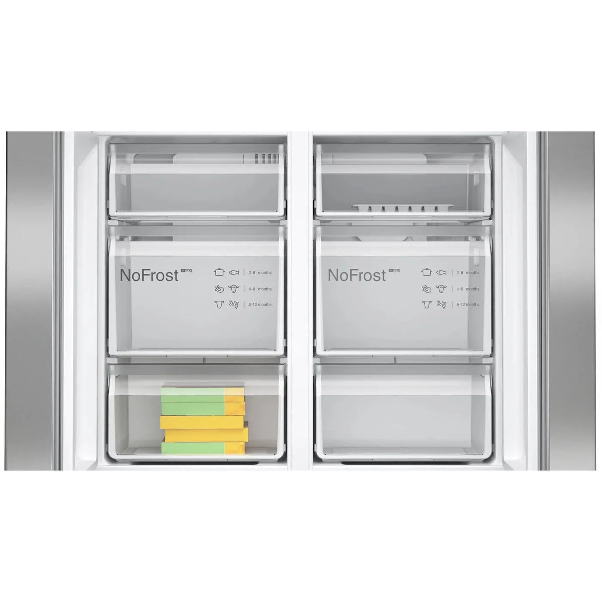Bosch Series 4 American Style Fridge Freezer - S/Steel | Non-Plumbed | KFN96VPEAG
